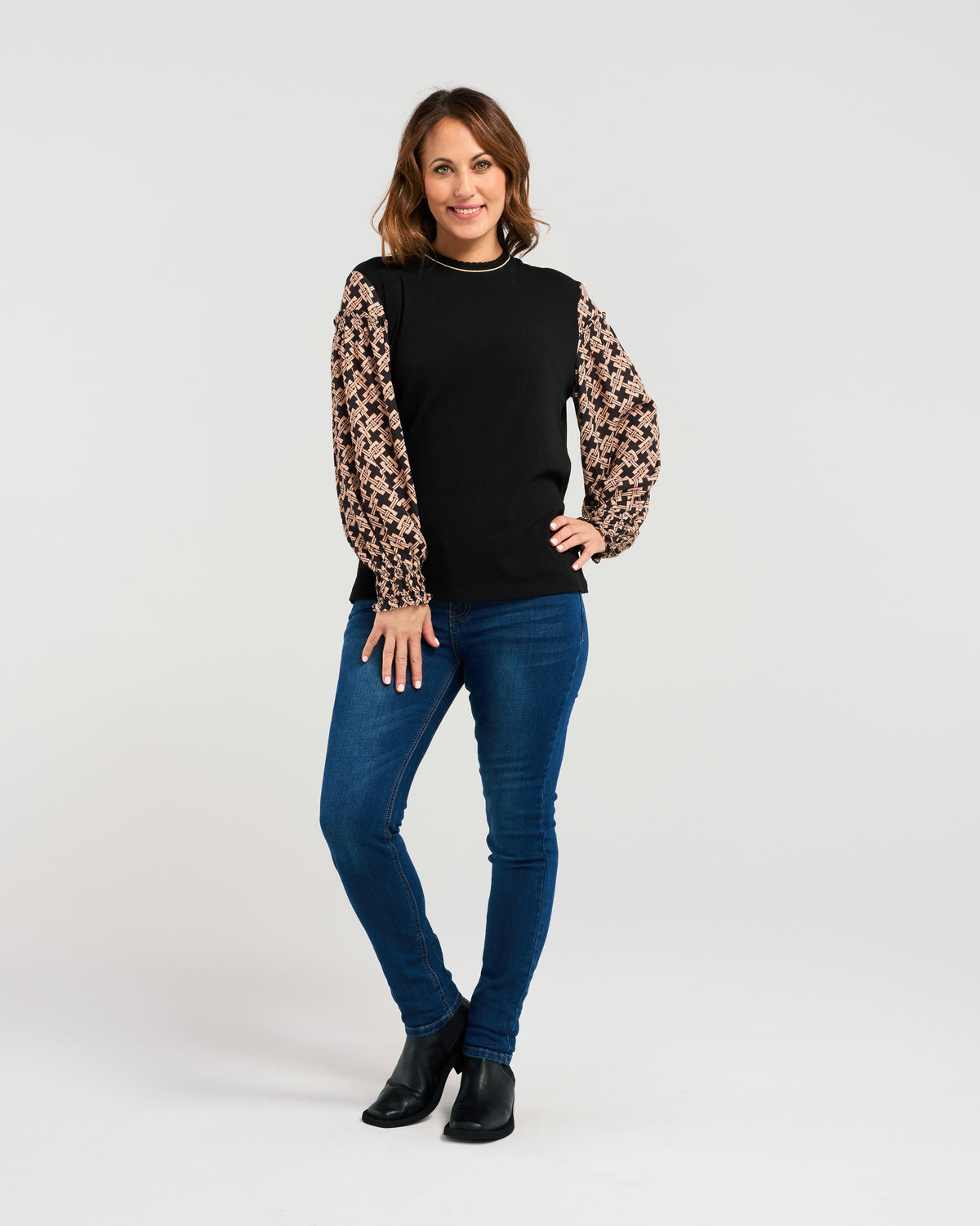 Kiana Top - Basket Weave