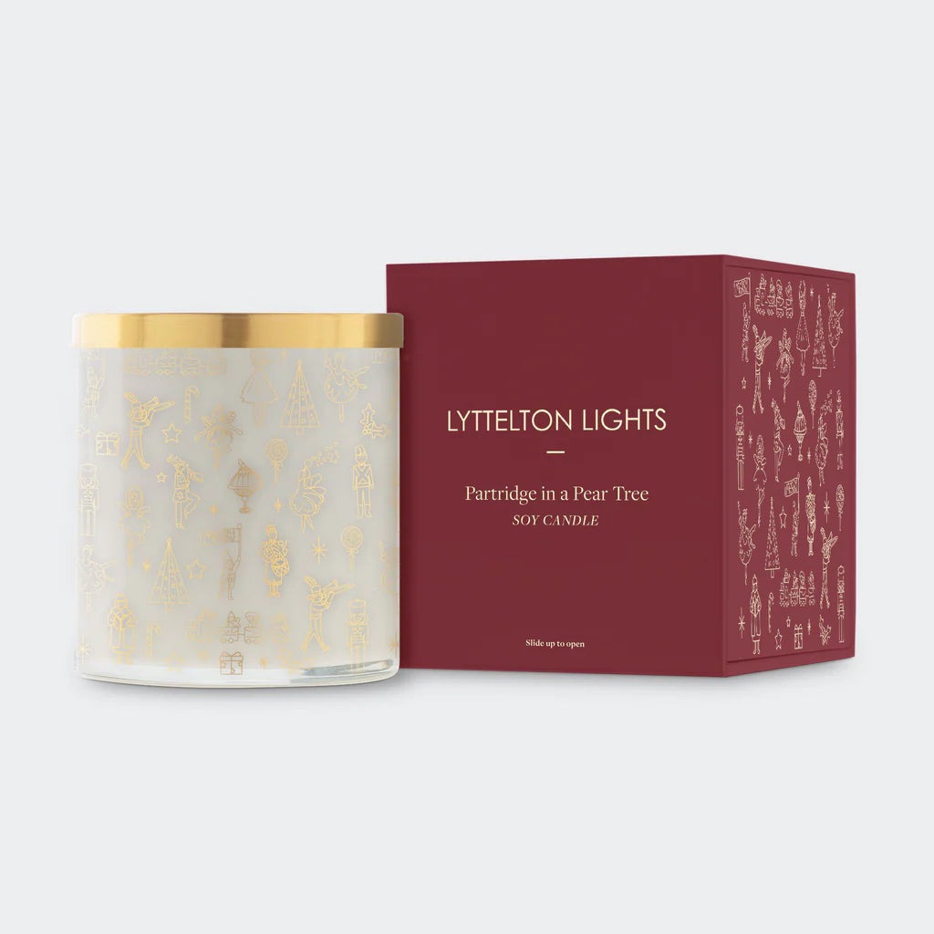 Christmas Candle - Partridge in a Pear Tree