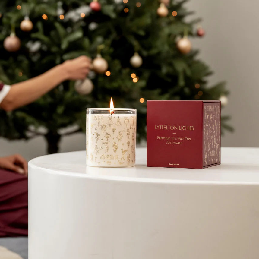 Christmas Candle - Partridge in a Pear Tree