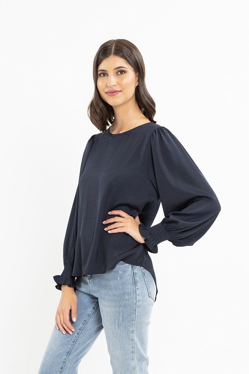 Zola Top - Navy