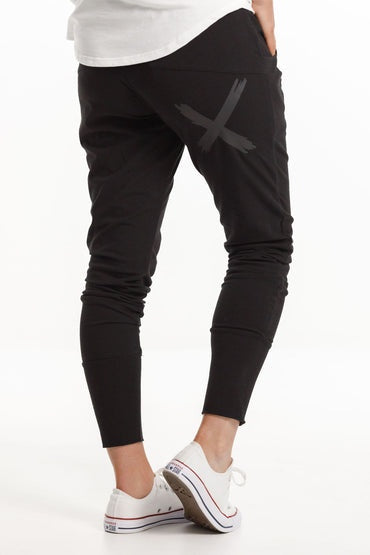 Apartment Pants - Black with Black X