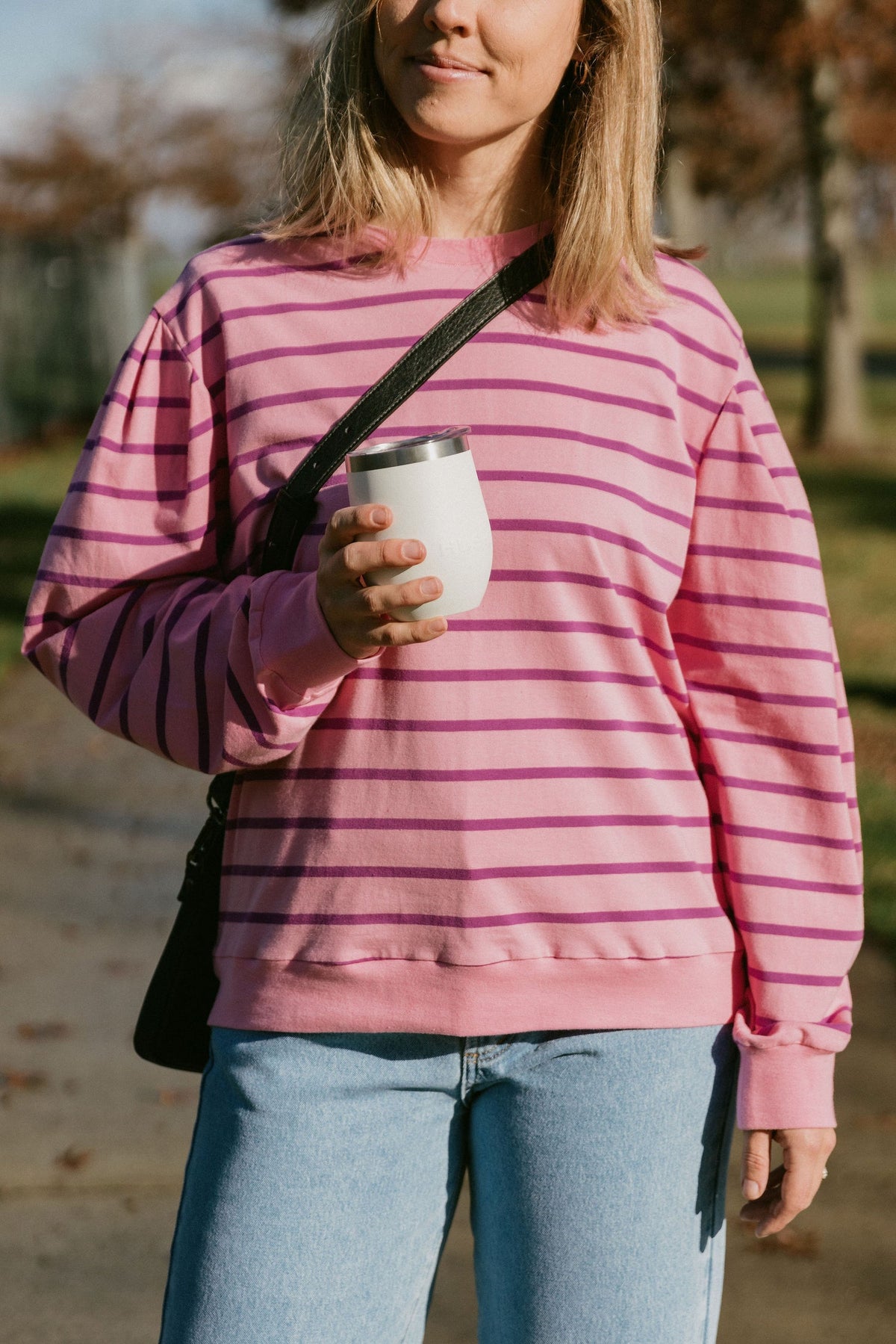 Wylder Long  Sleeve Tee - Candy Stripe