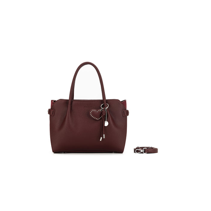 Alexandra Burgundy 3 Piece Handbag | Burgundy