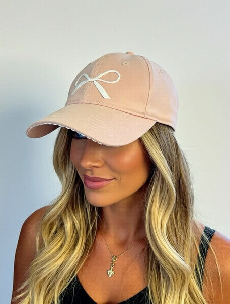 Bow Belle Cap - Cotton Candy