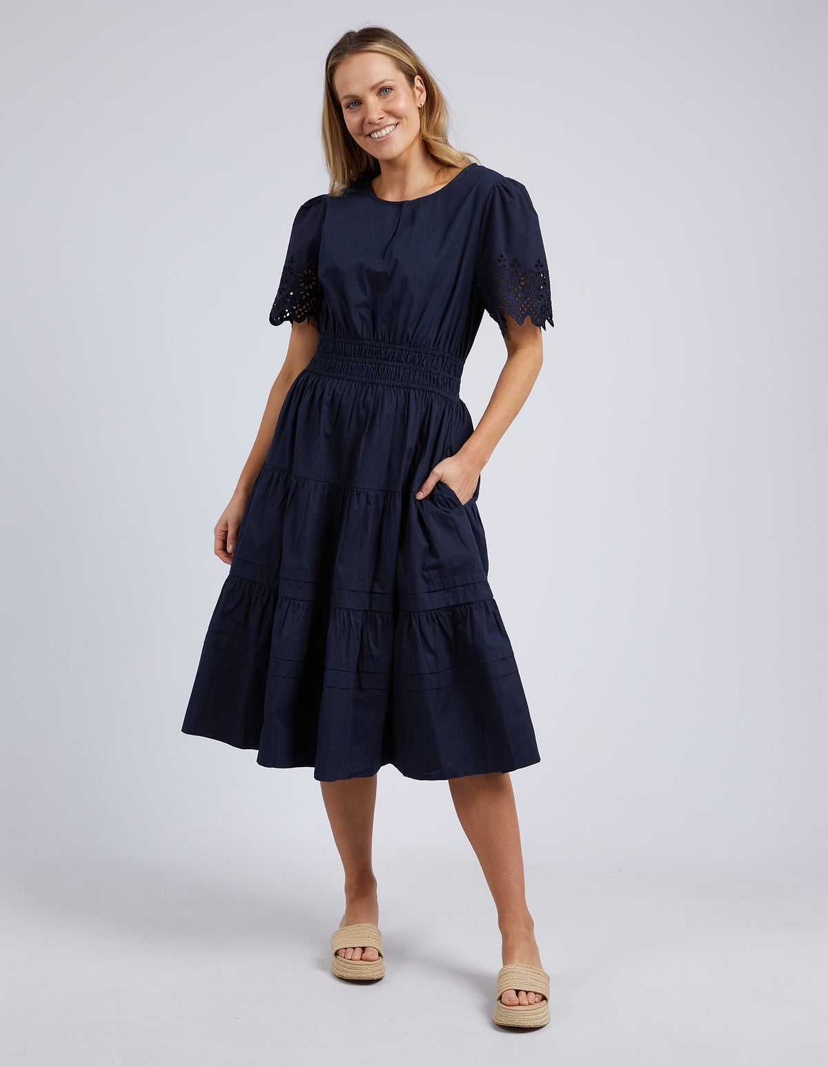 Sloane Dress - Dark Sapphie