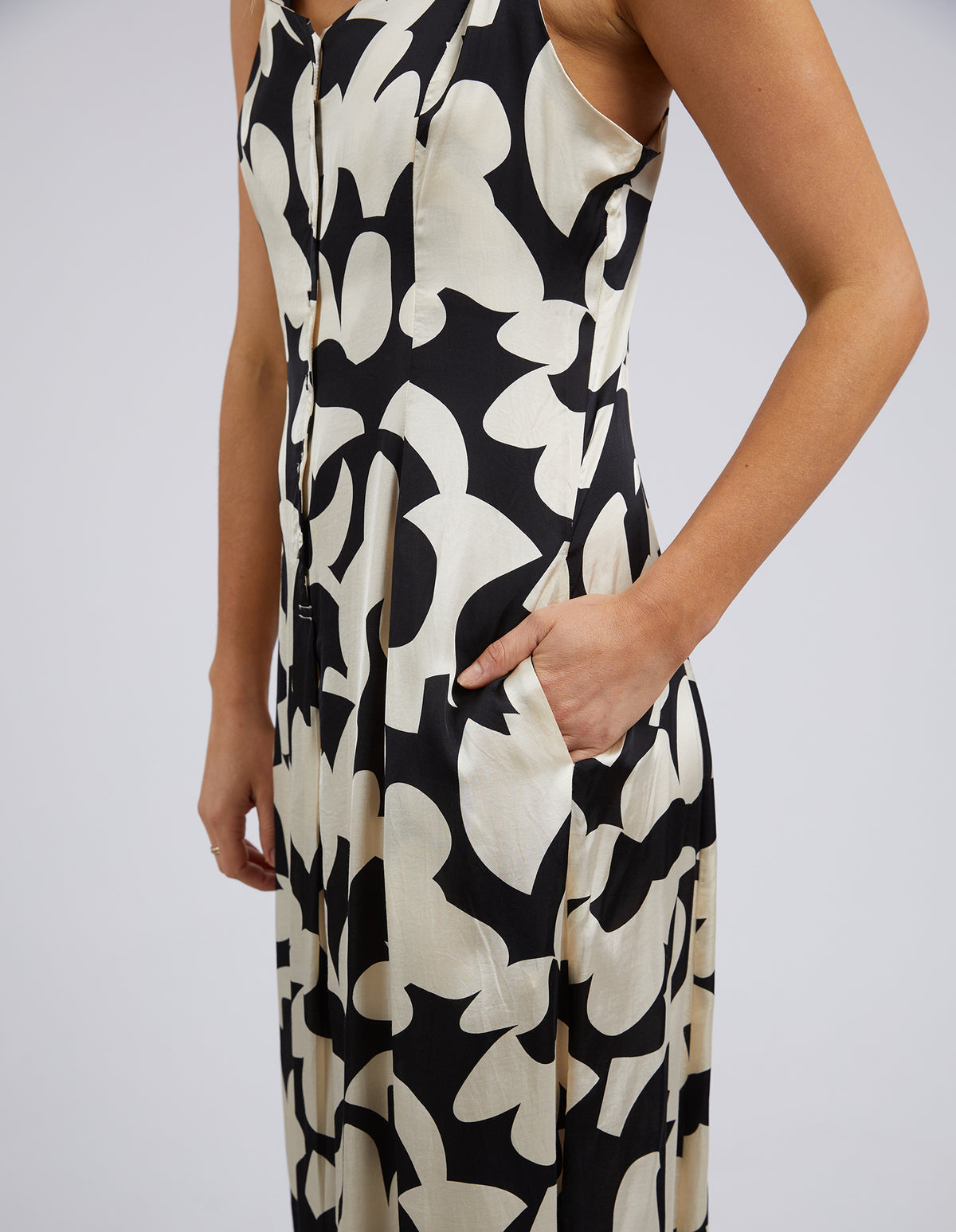 Calypso Dress - Black & White by FOXWOOD