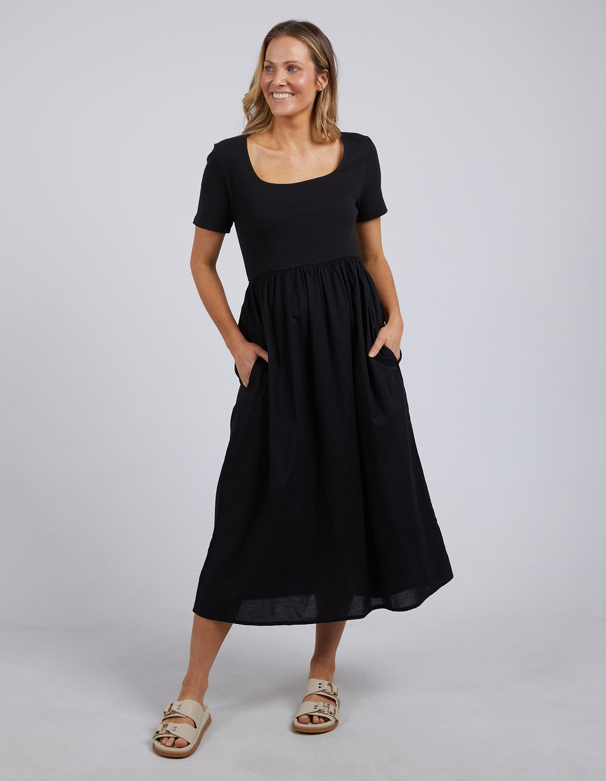 Ella Dress Black by FOXWOOD