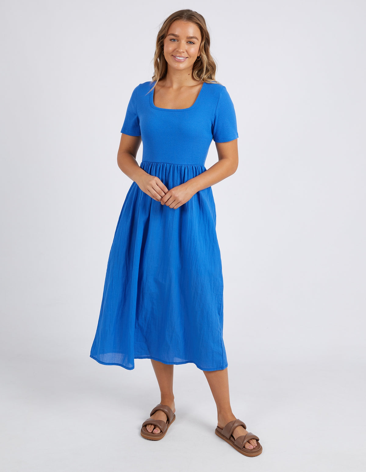 ELLA DRESS - Colbolt Blue