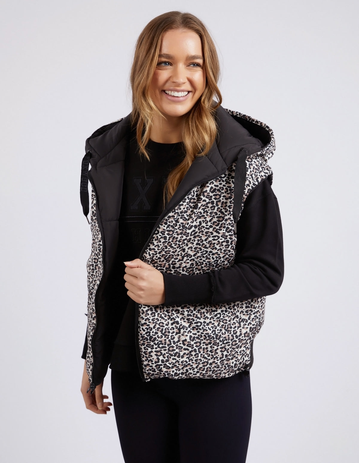 Sports Leopard Vest - Reversable