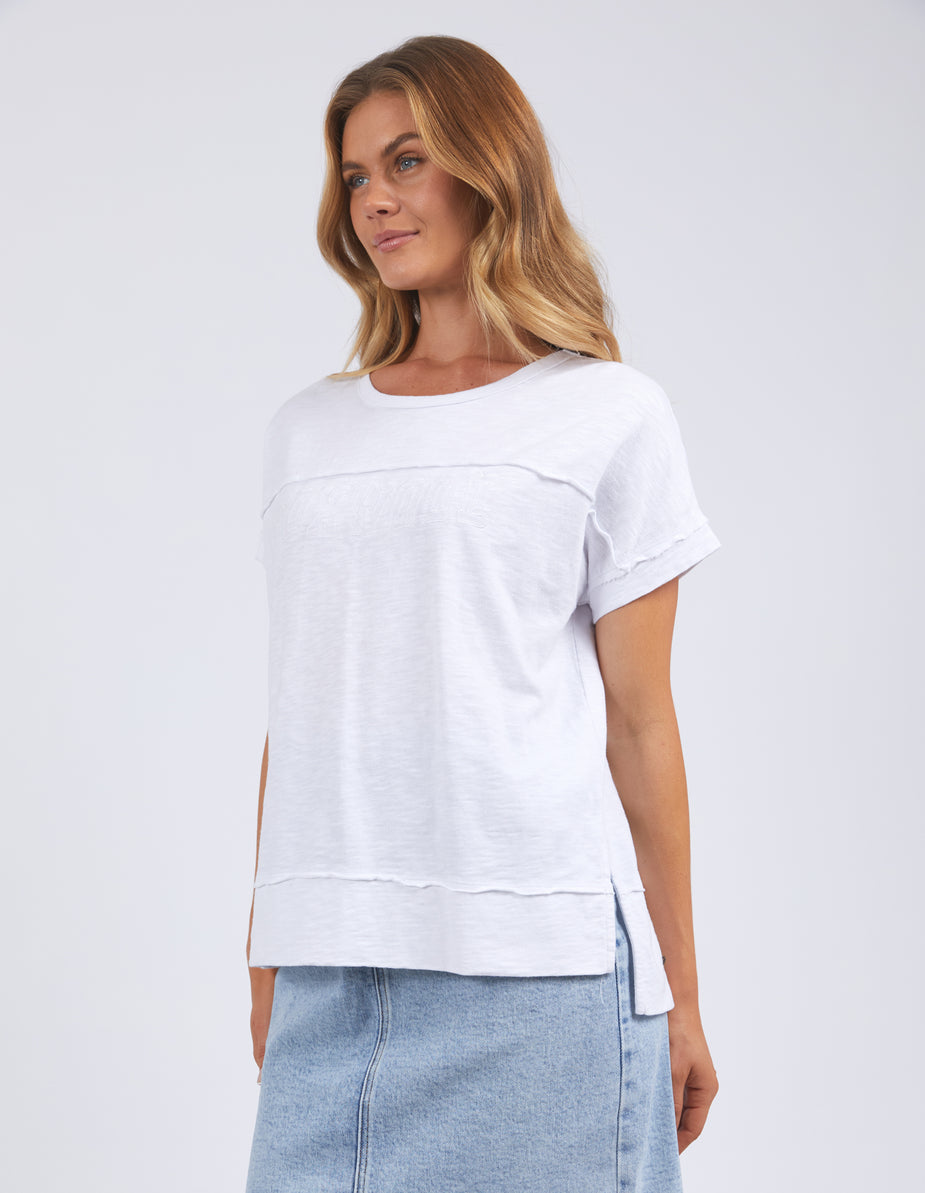 Throw on Short Sleeve Tee - White