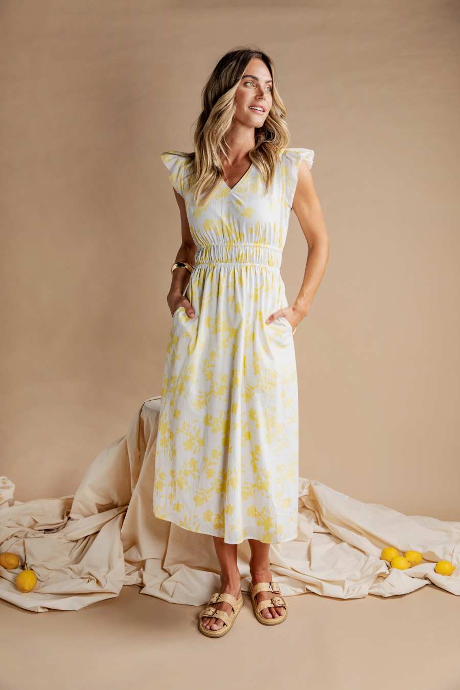 Sierra Dress - Lemon