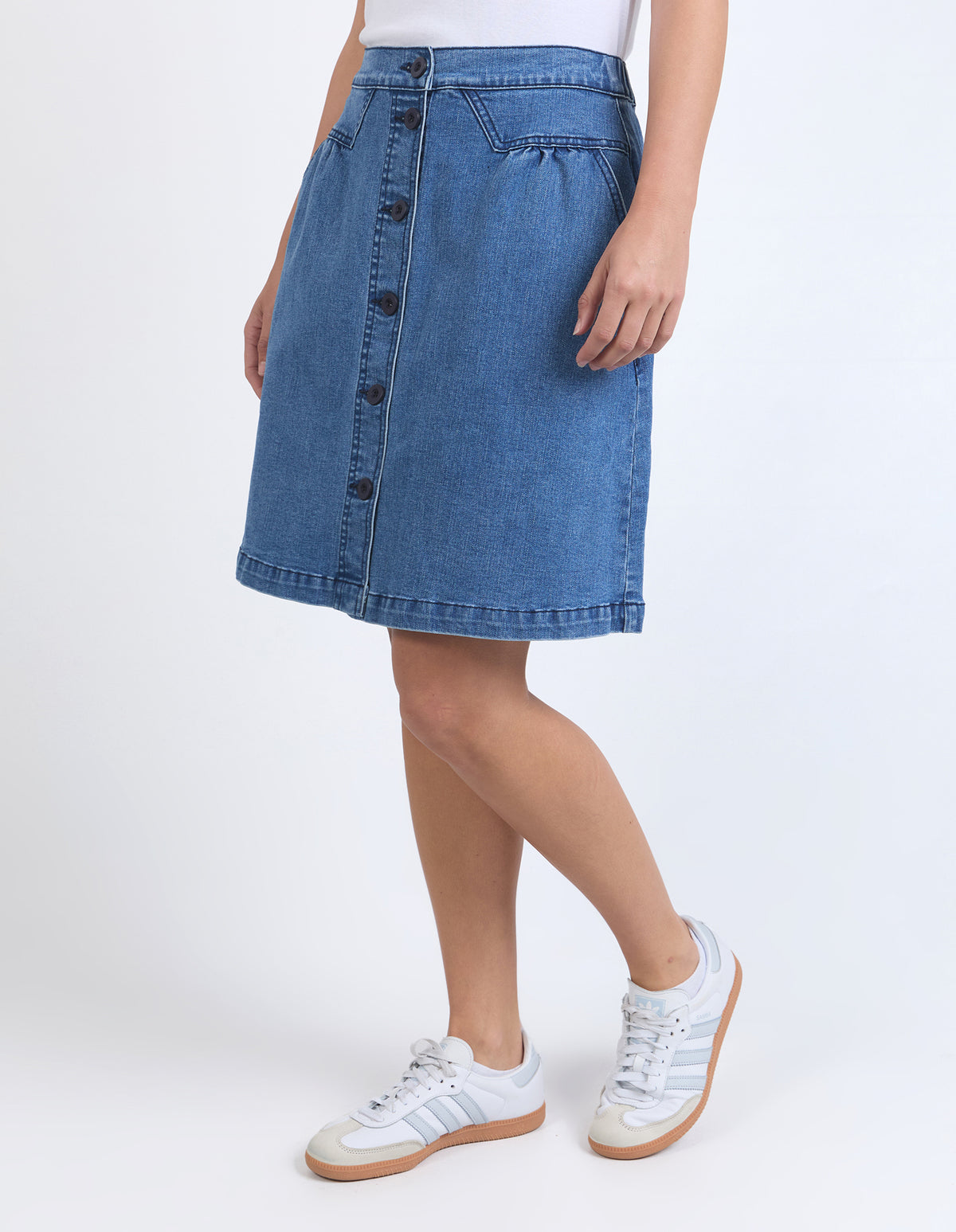 Amanda Skirt - Blue Wash