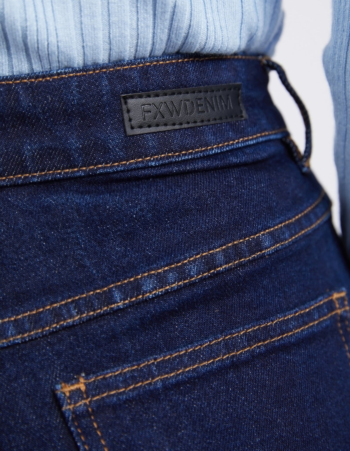 Sarah Wide Leg Jean | Dark Blue