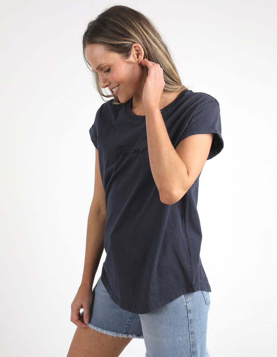 Signature Tee - Navy