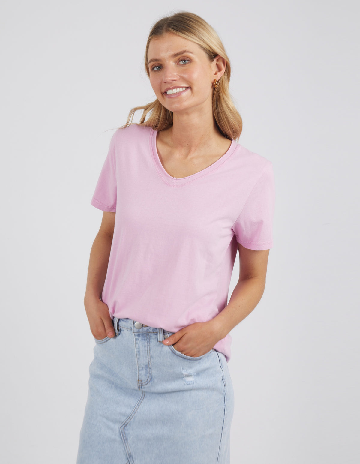 Sammy Vee Tee - Washed Pink