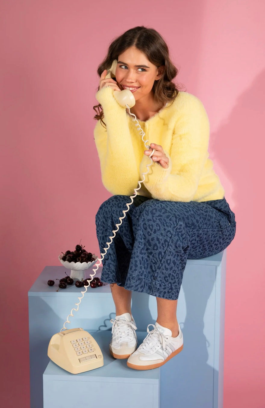 Anna Animal Denim Pant