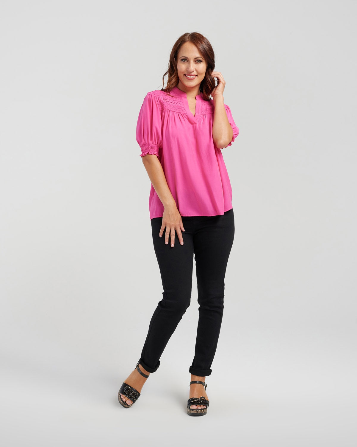 Bella Blouse - Pink