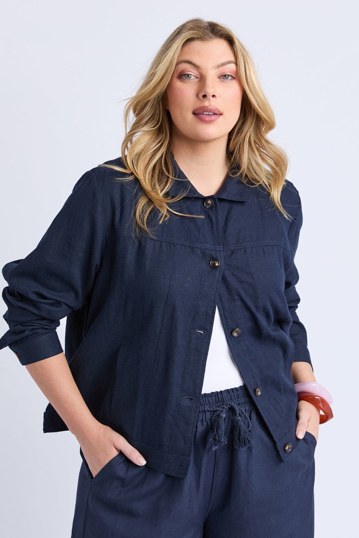 Maylee Jacket - Navy