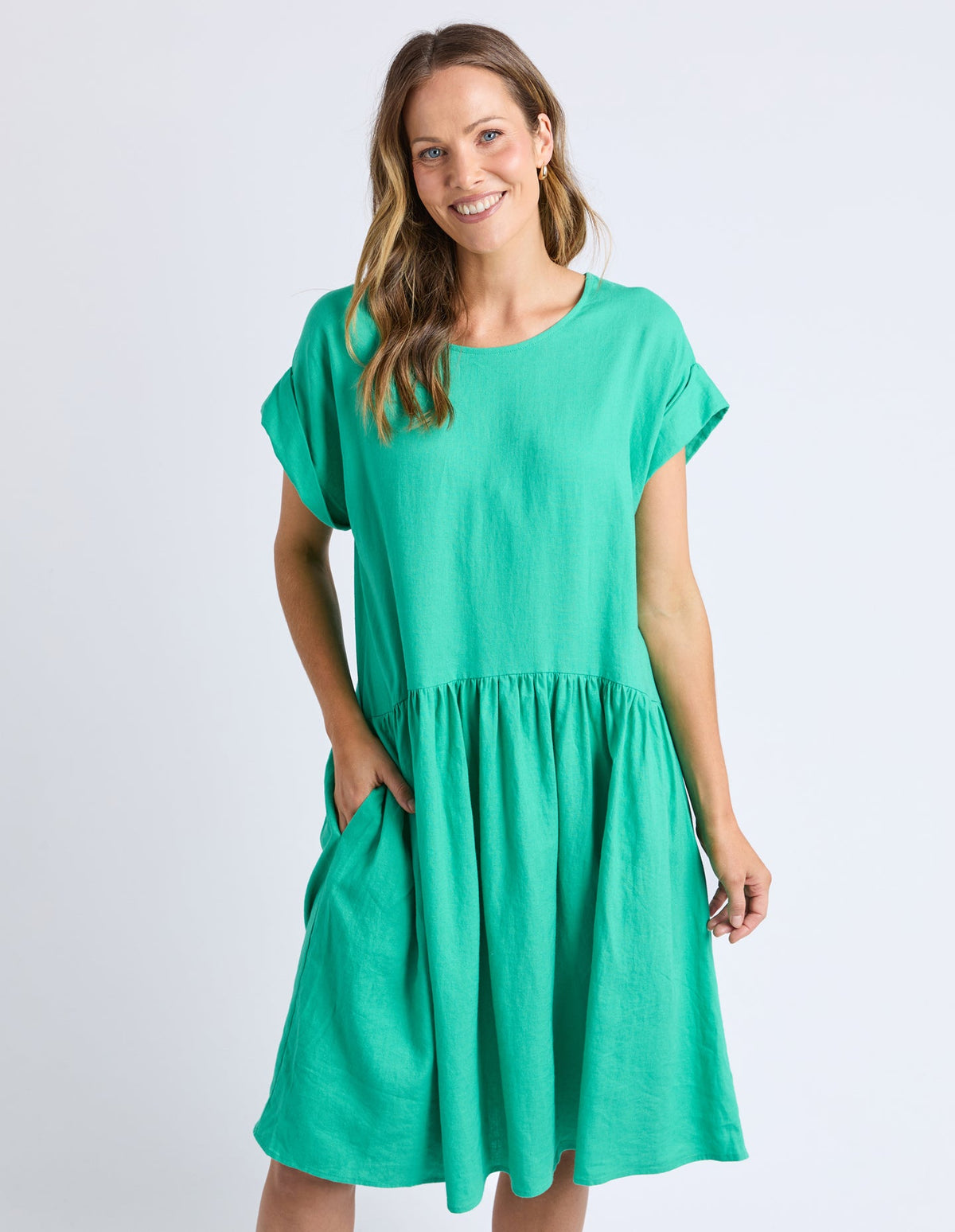 Sunset Hour Dress - Gumdrop Green