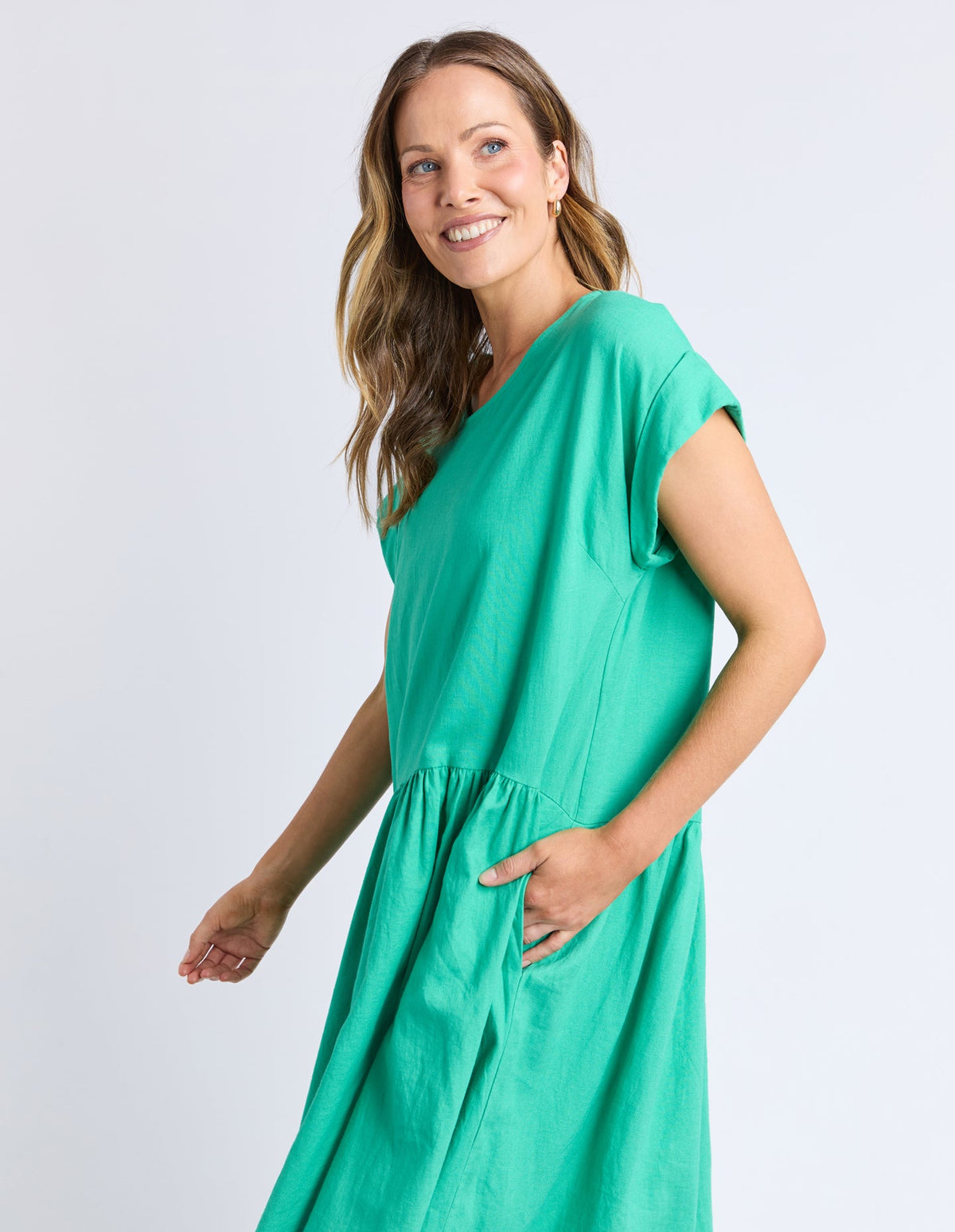 Sunset Hour Dress - Gumdrop Green
