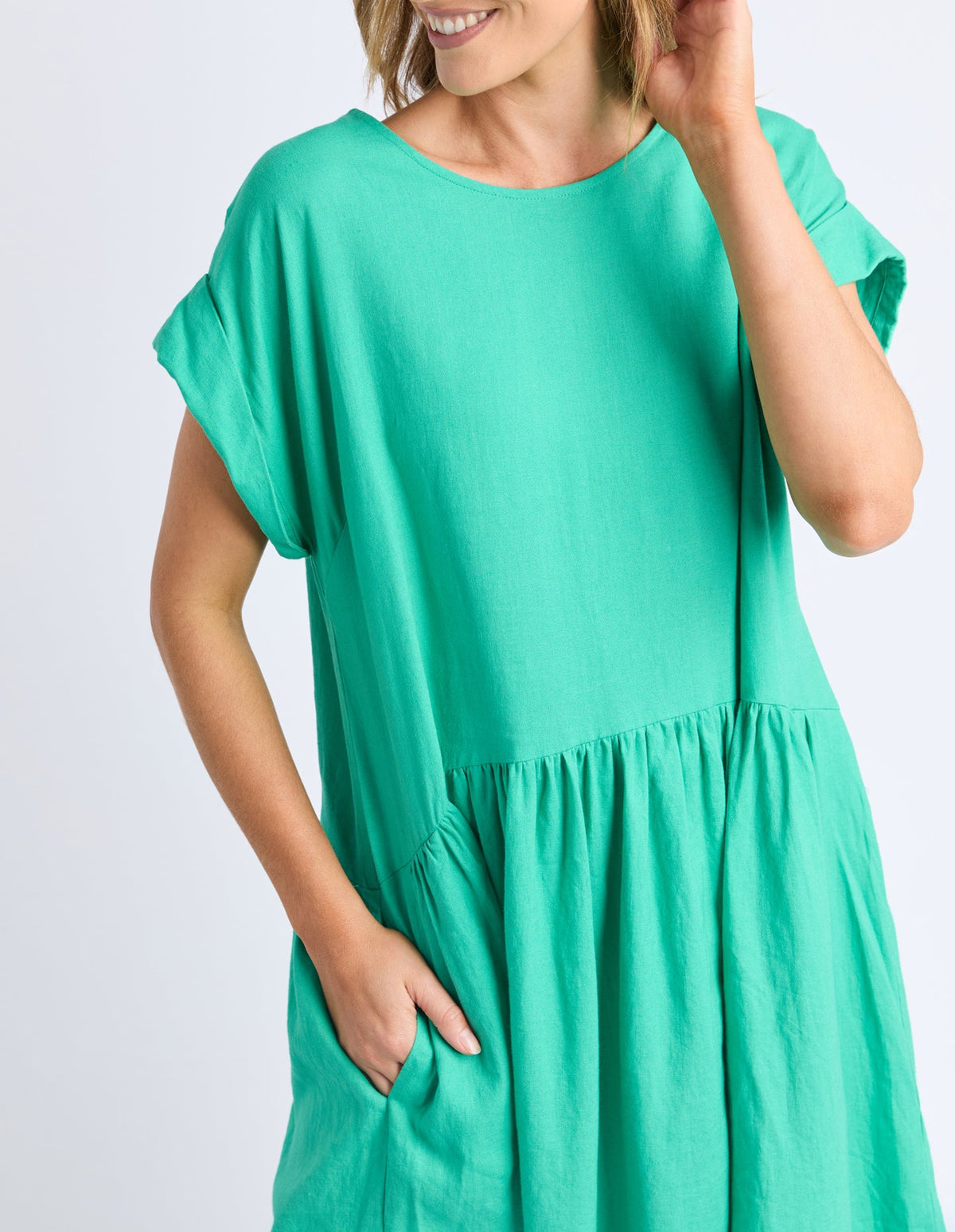 Sunset Hour Dress - Gumdrop Green