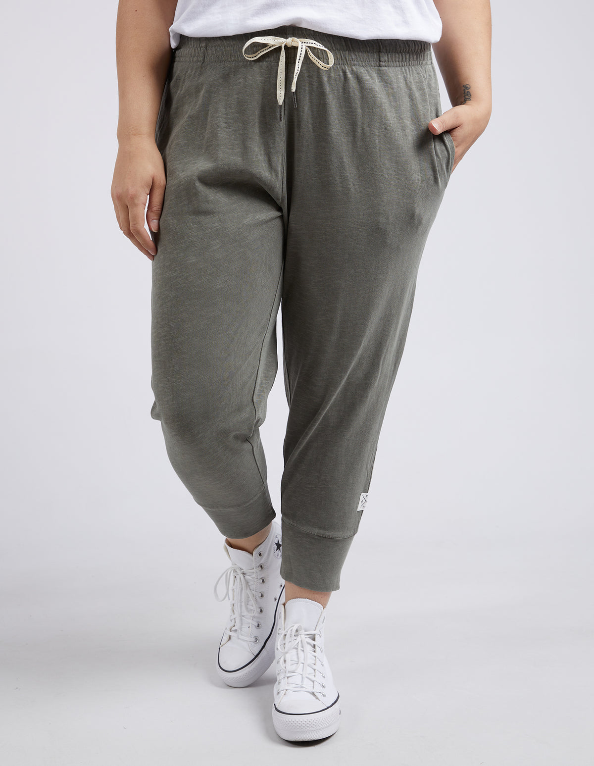 3/4 Brunch Pant - Khaki