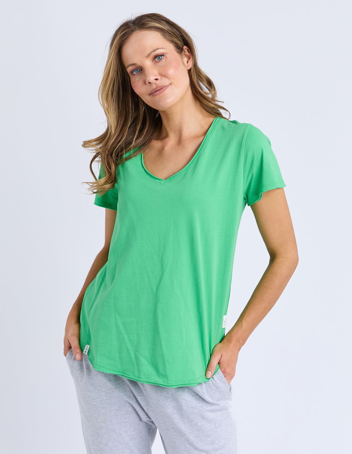 Pima Vee Tee - Spring Green