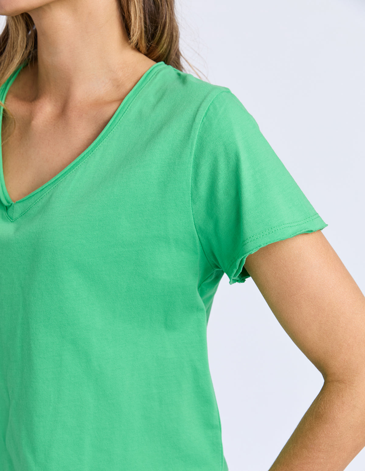 Pima Vee Tee - Spring Green