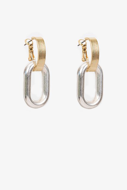 Stevie Earring | Gold & Silver