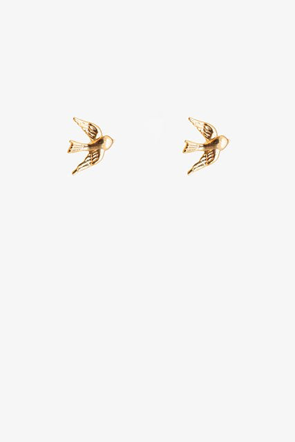 Swallow Earring - Gold