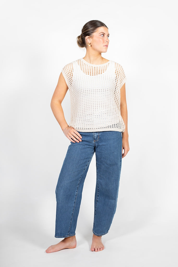 Chelsea Vest | Vanilla Gold