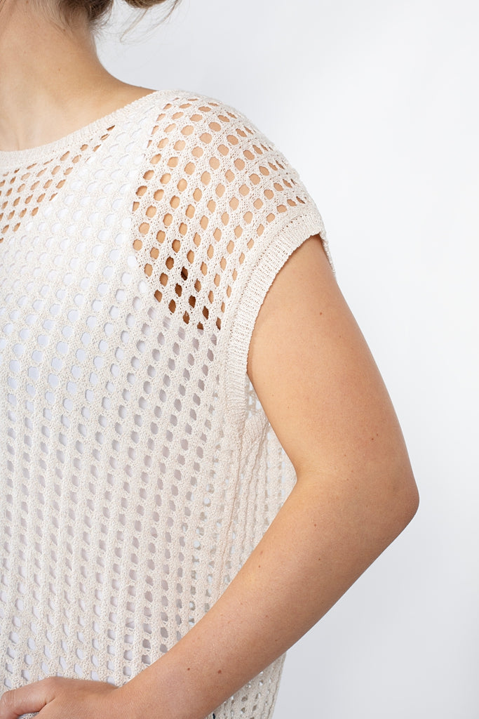 Chelsea Vest | Vanilla Gold