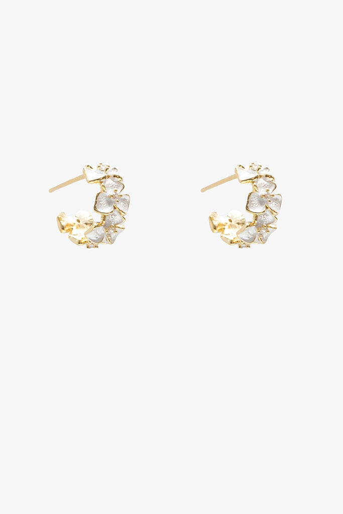 Floral Cluster Hoop