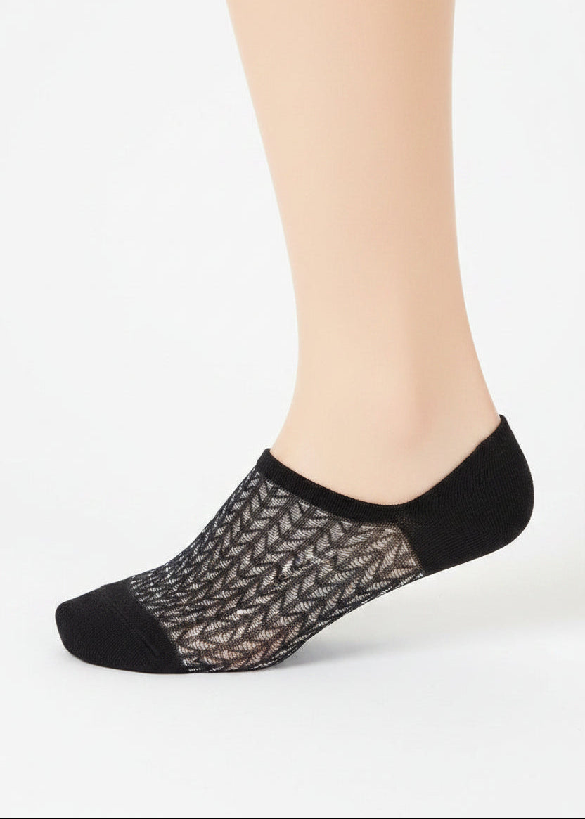No Show Socks | Sheer Lines