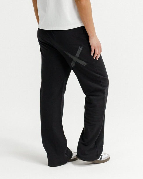 Avenue Pants | Black with Black X