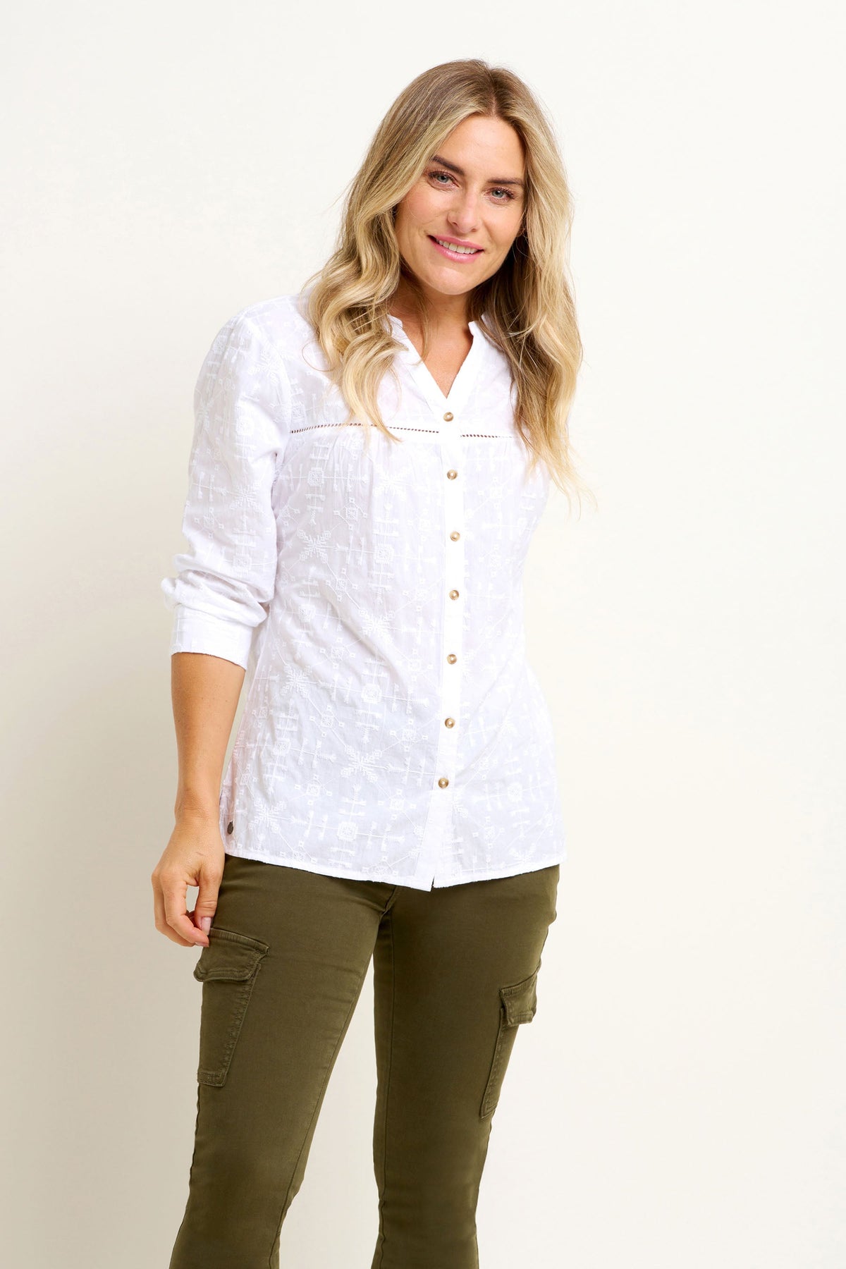 Cassia Blouse - White