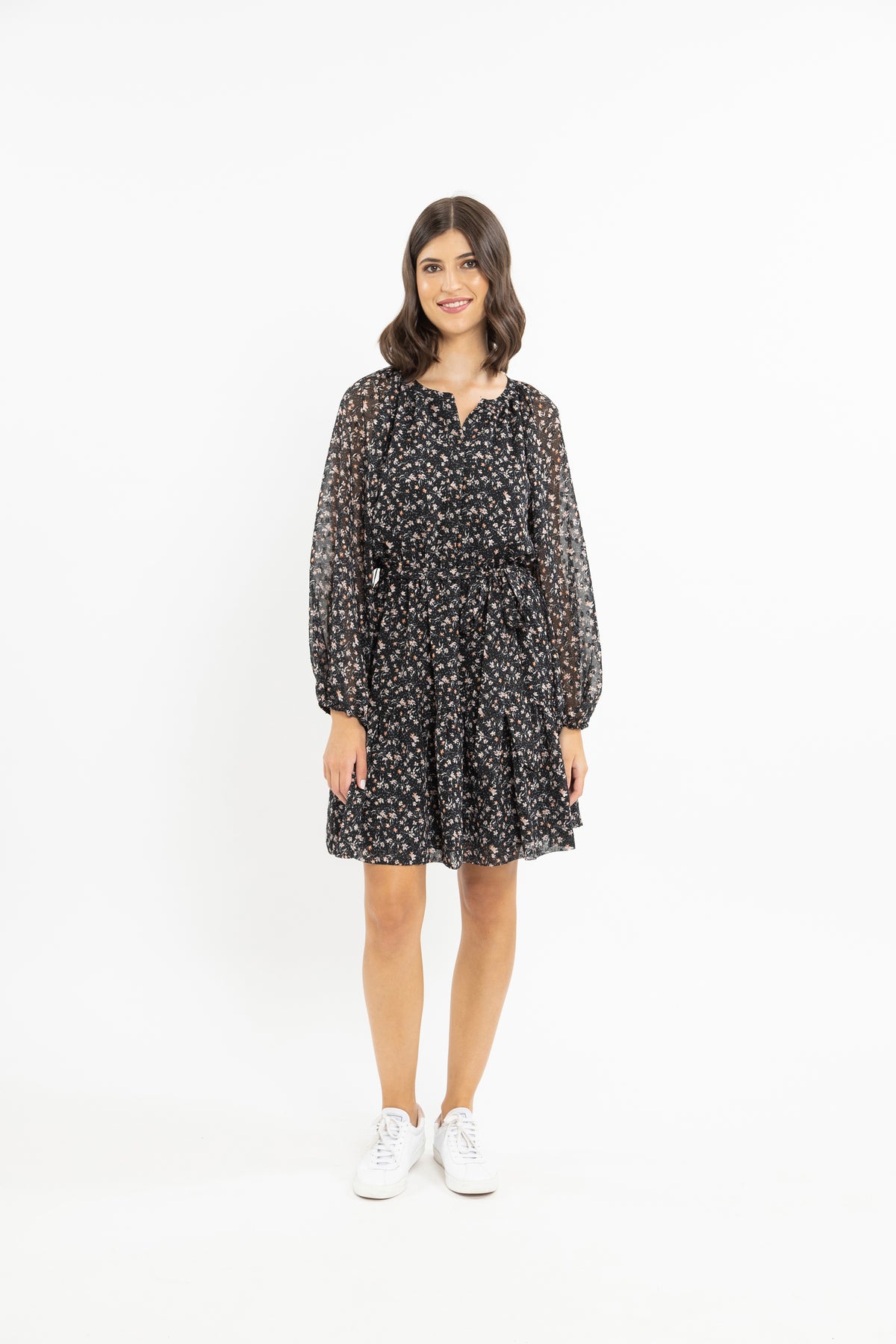 Flourish Dress - Chiffon Bloom