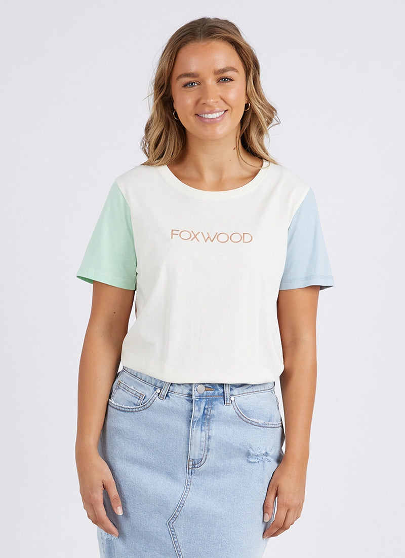 Astrid Colour Block Tee - by Foxwood