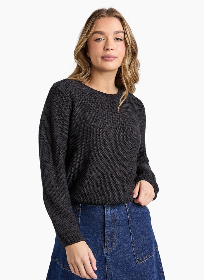 Blair Long Sleeve Knit | Black