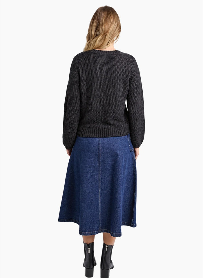 Blair Long Sleeve Knit | Black
