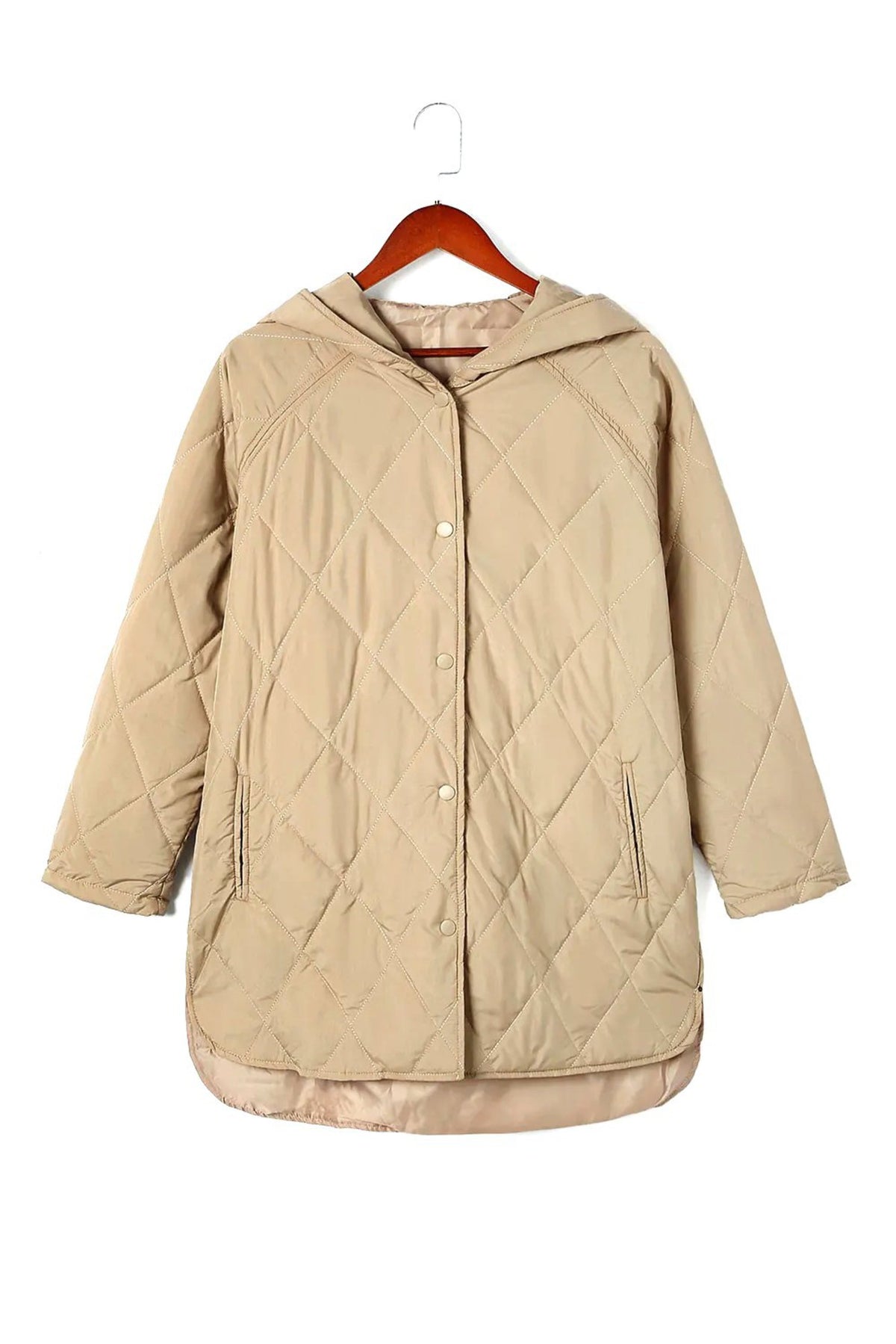 Hunter Quilted Coat - Coffee