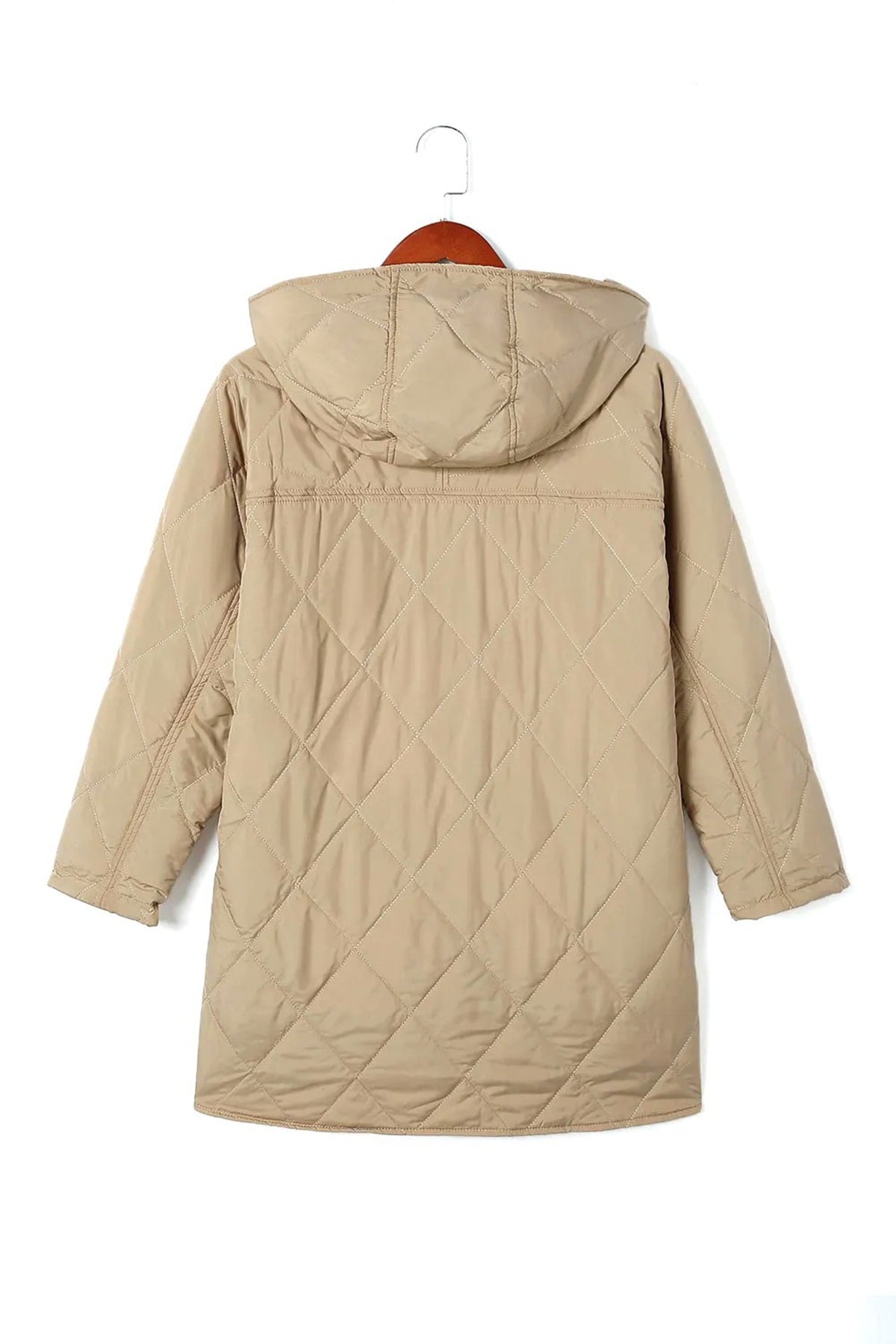 Hunter Quilted Coat - Coffee