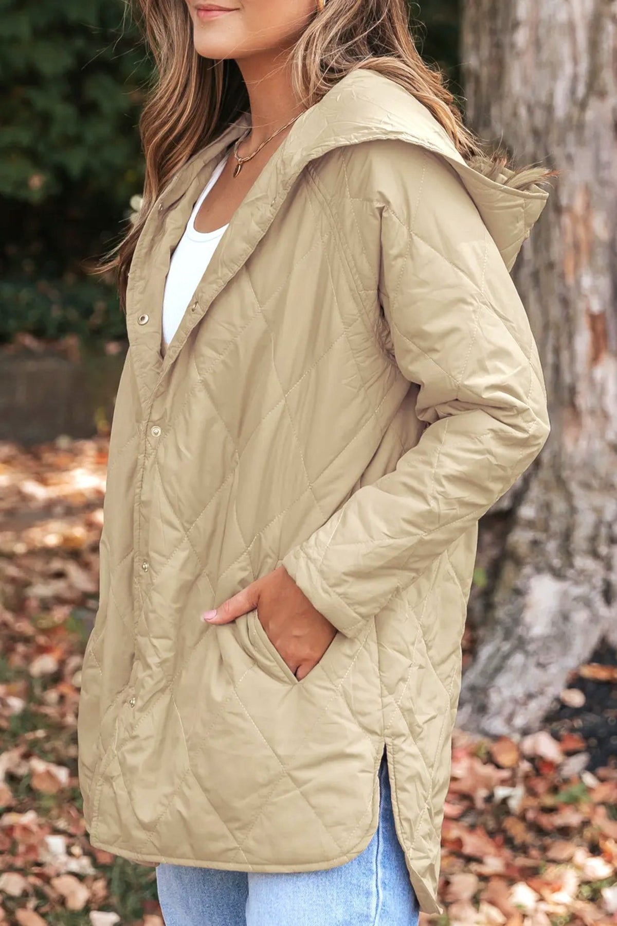 Hunter Quilted Coat - Coffee