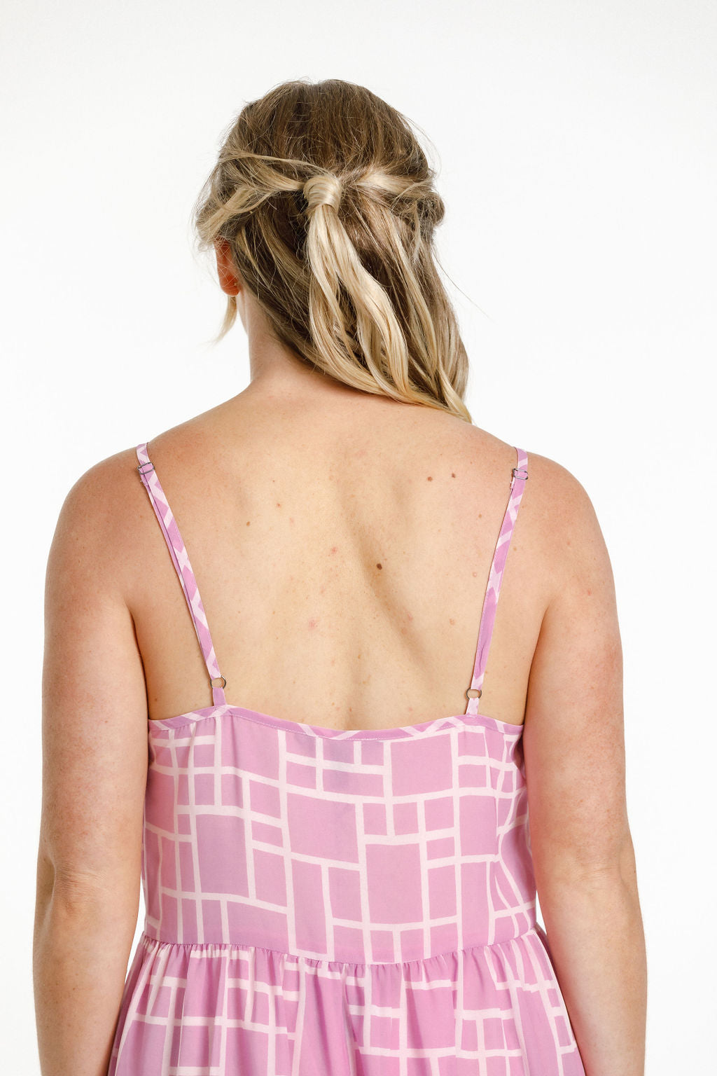 Adaline Dress - Pink Bloom Print