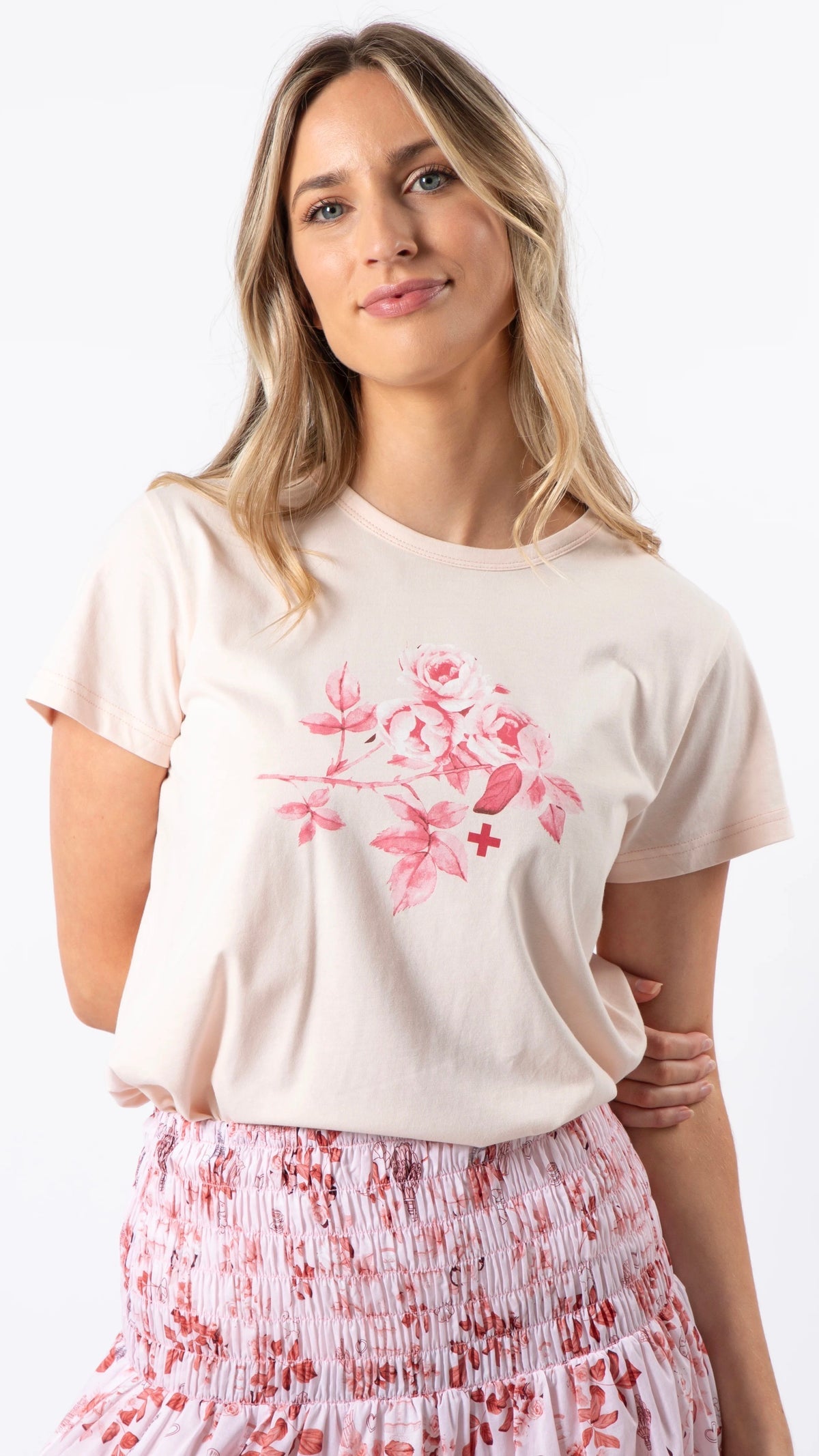 T Shirt -  Blush Jolie Ruby Rose