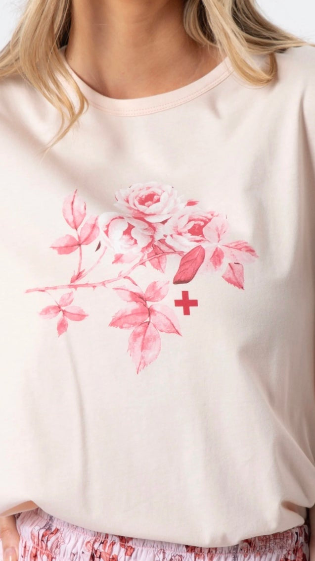 T Shirt -  Blush Jolie Ruby Rose