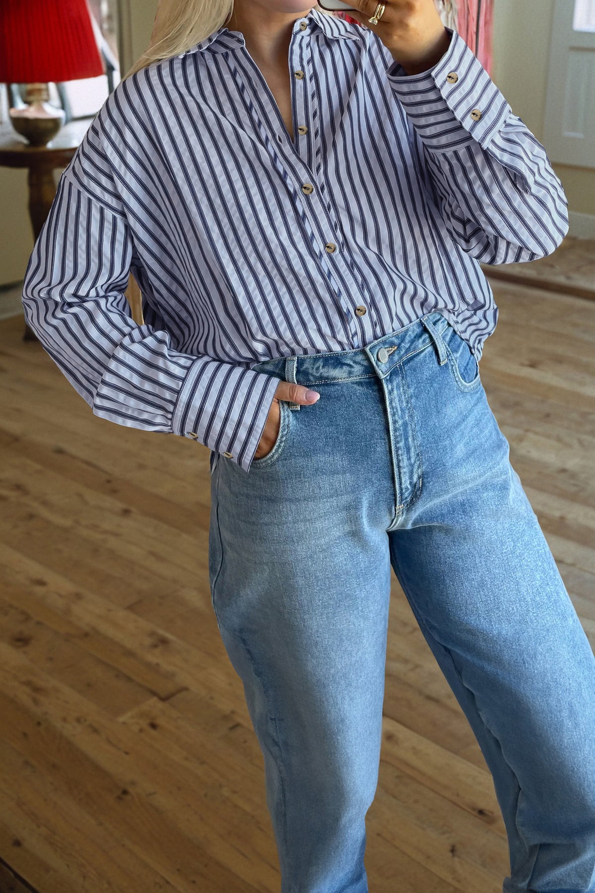 Emerson Striped Shirt | Blue