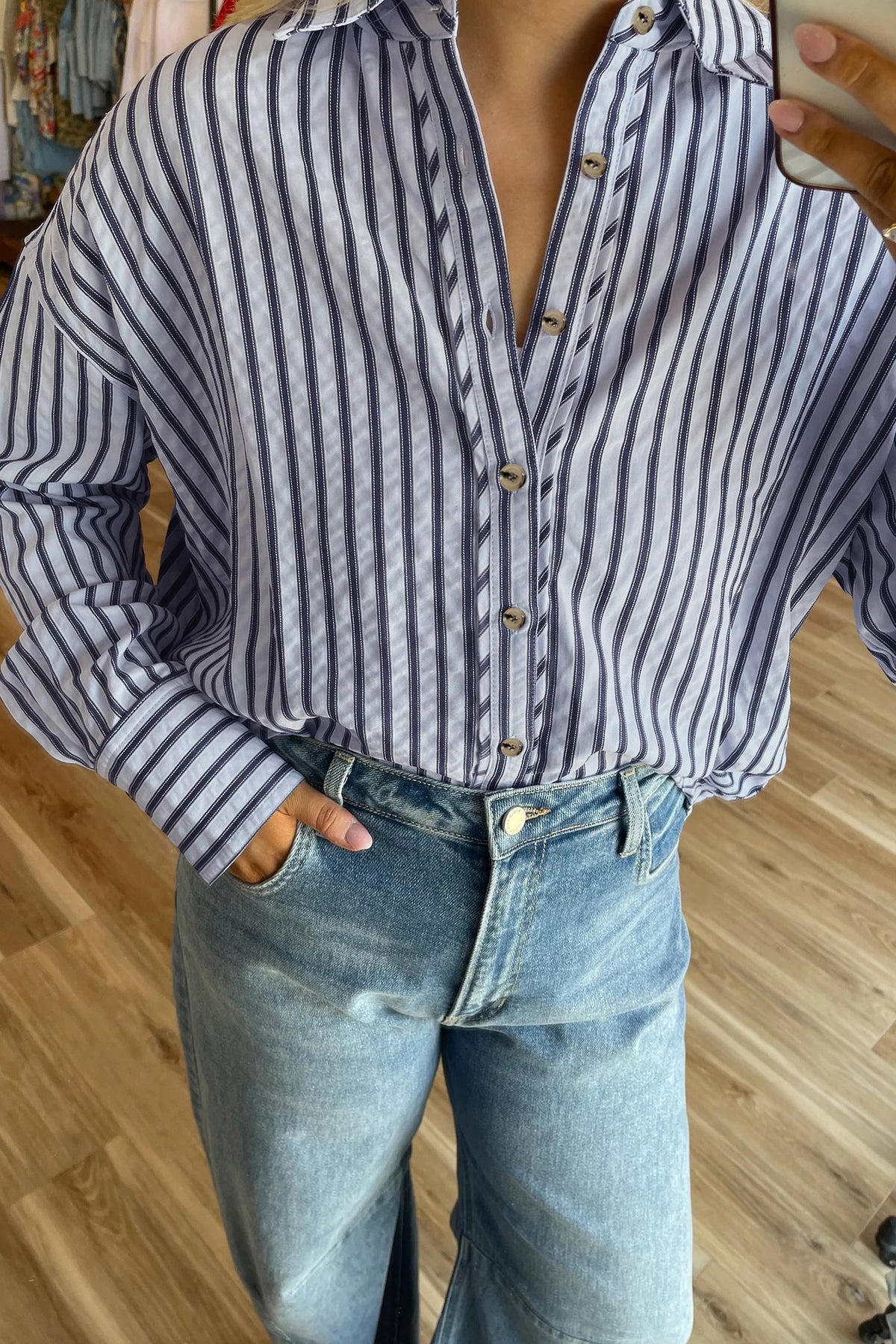 Emerson Striped Shirt | Blue