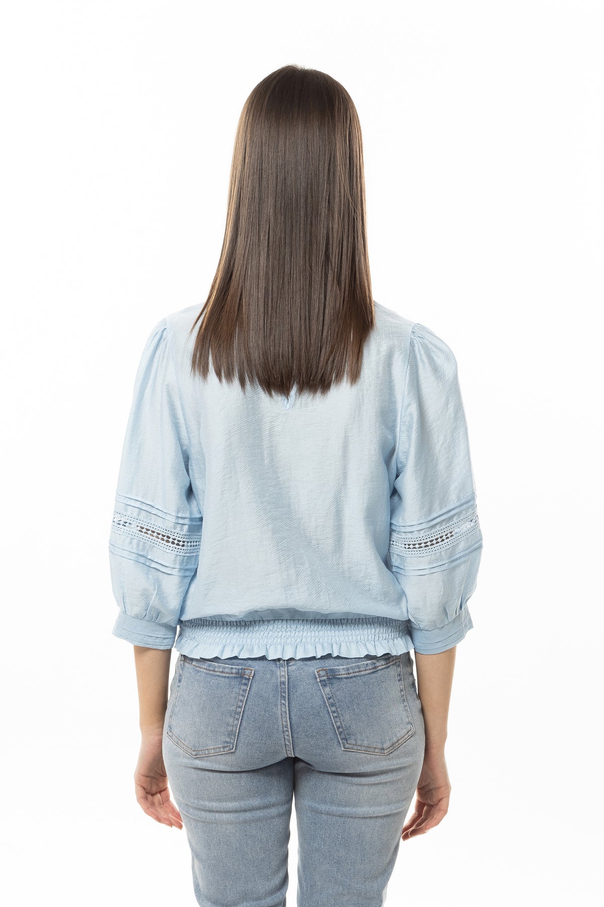 Blessed Top - Blue Texture