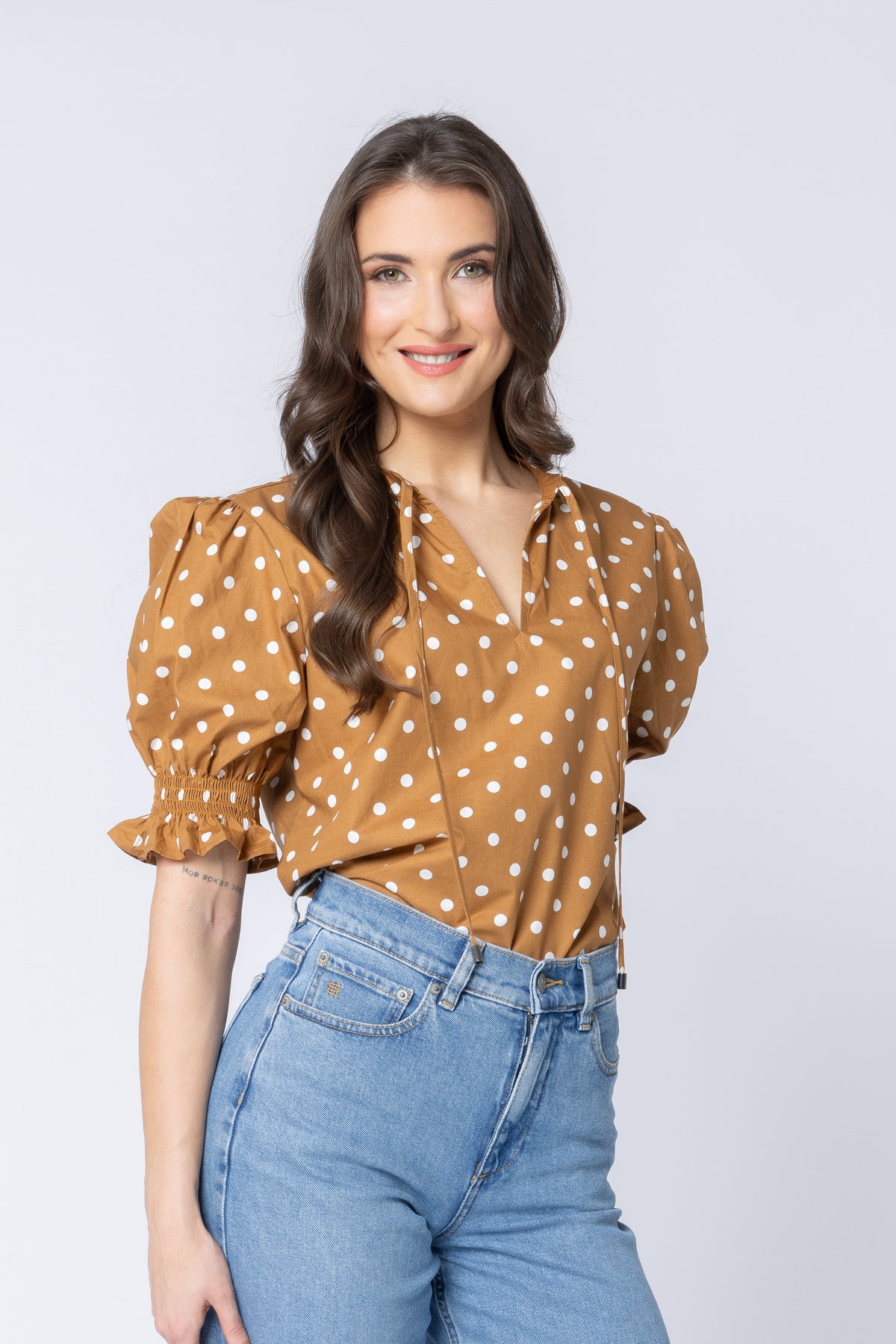 Honey Blouse - Cotton Caramel